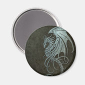 Industrial Steel 飛んでいる Dragon – 右側 マグネット (正面/裏面)