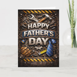 Industrial Tools Mechanic Fathers Day シーズンカード