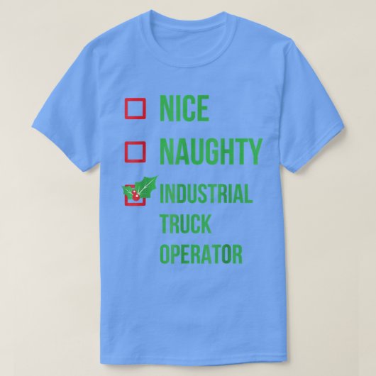 Industrial Truck Operator Funny Pajama Tシャツ (デザイン正面)