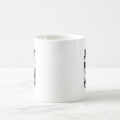 Indyのピット・クルーの役人のロゴ コーヒーマグカップ (中央)
