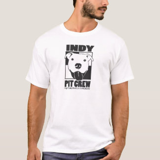 Indyのピット・クルーの役人のロゴ Tシャツ