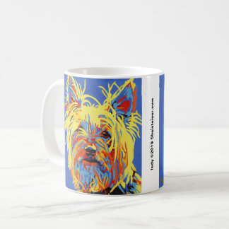 Indyのマグ-テリア犬 コーヒーマグカップ