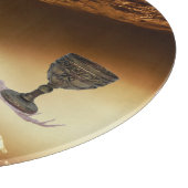 "Indy"ボーンハロウィーンスケルトン カッティングボード (角)