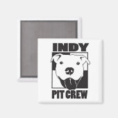 Indy Pit Crewロゴマグネット マグネット (正面/裏面)