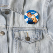Indy Rosie the Riveter Says Aye Button 缶バッジ (インサイチュ)