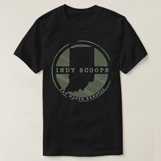 IndyScoopsPetWasteRemovalIndySmallBusinessLongSlee Tシャツ (デザイン正面)
