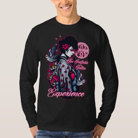 ineff pink giesha tシャツ (正面)