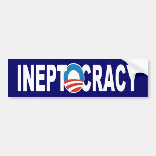 Ineptocracyのバンパーステッカー バンパーステッカー