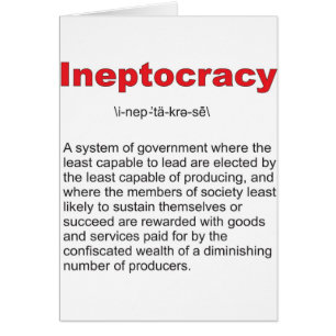 Ineptocracyの熱狂するな政府システム