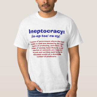 IneptocracyのTシャツの定義 Tシャツ