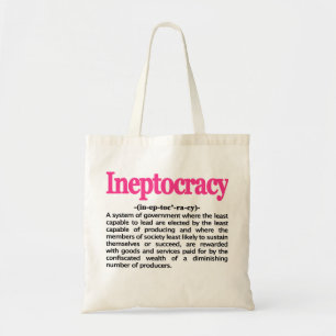 Ineptocracy定義バッグ トートバッグ