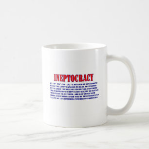 INEPTOCRACY定義 コーヒーマグカップ