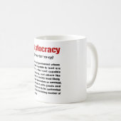Ineptocracy コーヒーマグカップ (正面右)