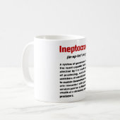 Ineptocracy コーヒーマグカップ (正面左)