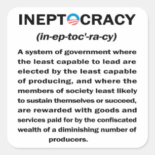 Ineptocracy スクエアシール