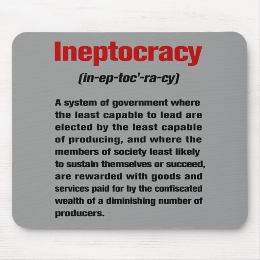 Ineptocracy マウスパッド (正面)
