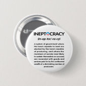 Ineptocracy 缶バッジ (正面&裏面)