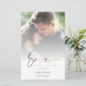 Inexpensive Low Cost Modern Vellum Effect Wedding (スタンド正面)