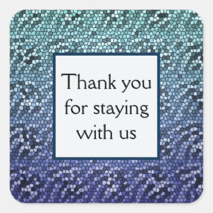 Inexpensive Thank You for Stay Houseレンタル スクエアシール