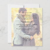 Inexpensive Wedding 4 Photos Collage Branches (裏面)