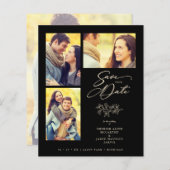 Inexpensive Wedding 4 Photos Collage Branches (正面/裏面)