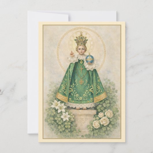 Infant of Prague Prayer St. Patricks Day (正面)