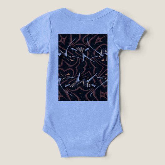 Infant Tri-blend One Piece Camouflage Clothes (デザイン裏面)