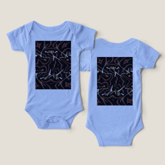 Infant Tri-blend One Piece Camouflage Clothes (デザイン正面&裏面)