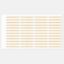 Infant Warning Honey Jar Lid Security ラベル