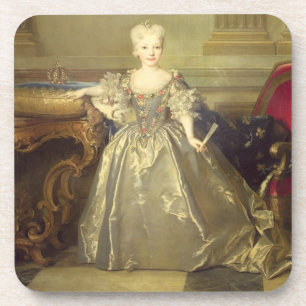 Infantaマリアアナビクトリアde Borbonn 1724年(油 コースター
