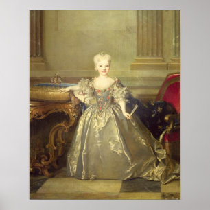 Infantaマリアアナビクトリアde Borbonn 1724年(油 ポスター