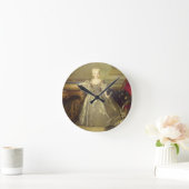 Infantaマリアアナビクトリアde Borbonn 1724年(油 ラウンド壁時計 (ホーム)