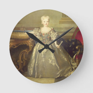 Infantaマリアアナビクトリアde Borbonn 1724年(油 ラウンド壁時計