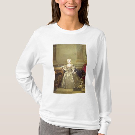 Infantaマリアアナビクトリアde Borbonn 1724年(油 Tシャツ (正面)