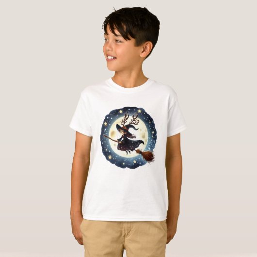 Infantil(T-shirt) Viagem da Bruxa Natalina Tシャツ (正面フル)