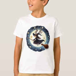 Infantil(T-shirt) Viagem da Bruxa Natalina Tシャツ