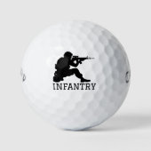 Infantry Military Golf Gifts! ゴルフボール (正面)
