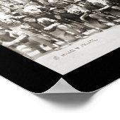 Infantrymen Rifles WWI Photo 1917 ポスター (角)