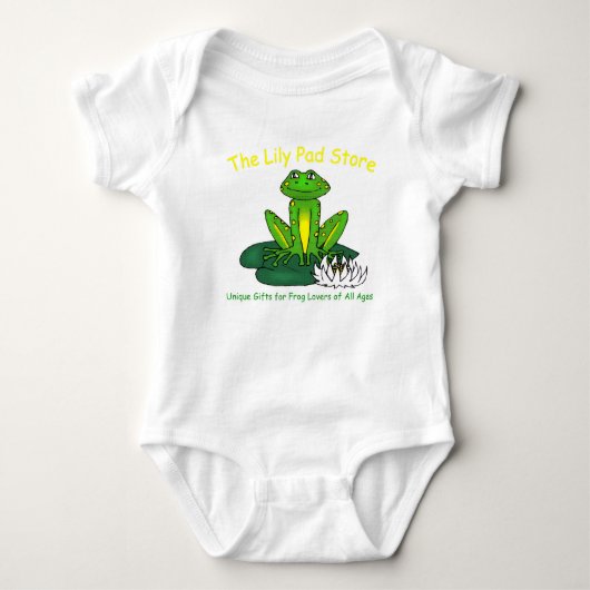 Infant's Frog Themed Bodysuit ベビーボディスーツ (正面)
