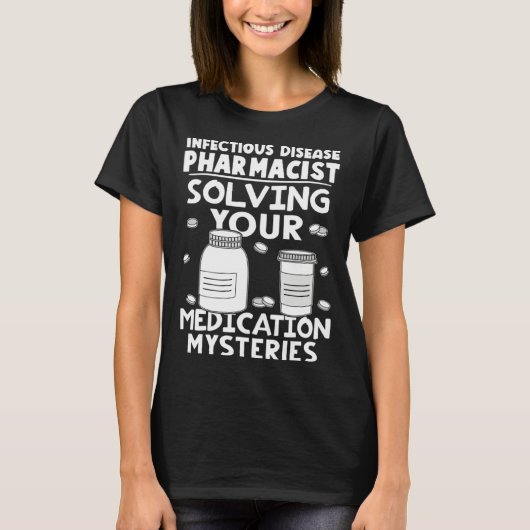 Infectious Disease Pharmacist Solving Medication M Tシャツ (正面)