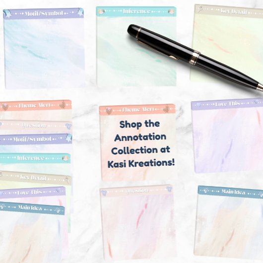 Inference Acrylic Reading Annotation Post-it Note ポストイット