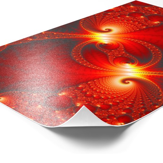 Infernal - Fractal Art フォトプリント (角)