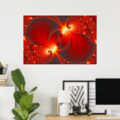 Infernal - Fractal Art ポスター (ホームオフィス)