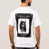 Infernal Grace Sinister Bloom Tシャツ (裏面)