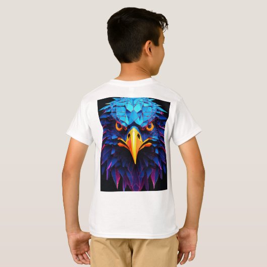 Inferno Conqueror: Epic Devil Angel Esportsロゴ Tシャツ (裏面フル)
