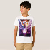 Inferno Conqueror: Epic Devil Angel Esportsロゴ Tシャツ (正面フル)