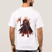 Inferno Crest T-Shirt – Demonic Emblem of Fire Tシャツ (裏面)