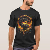 Inferno Dragon Combat Emblem Tシャツ (正面)