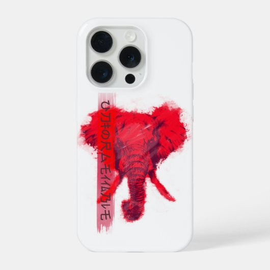 Inferno Elephant  iPhoneケース (裏面)