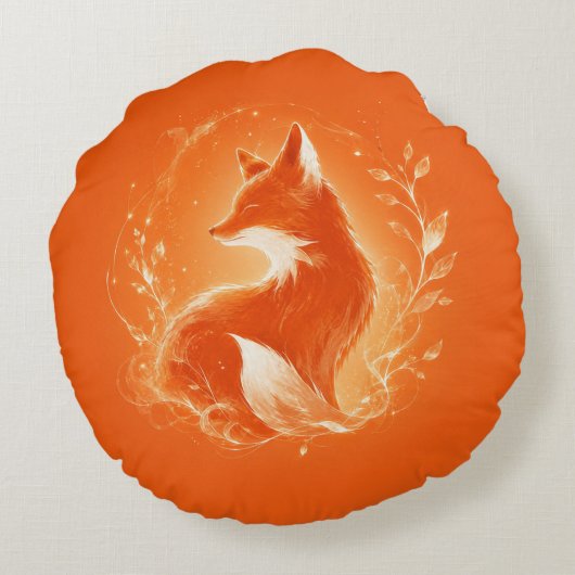Inferno Fox ラウンドクッション (裏面)